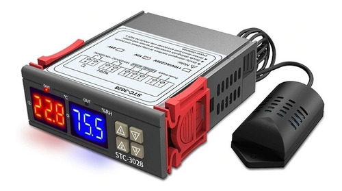 Controlador De Temperatura Y Humedad Con Sonda