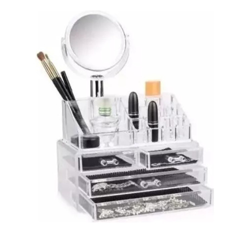 Organizador De Maquillaje, Cosmetiquero, Joyero / Espejo 