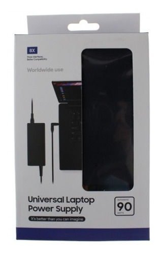 Cargador Universal Notebook 90w 8 Conectores Buena Calidad