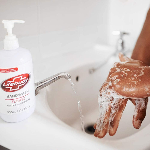 Jabon Antibacterial Para Manos Liquido Lifebuoy 500ml
