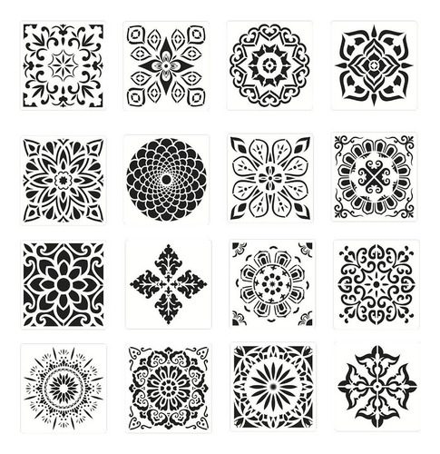 16 Plantillas De Plantilla De Mandala Para Pintar En