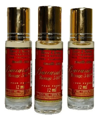 E De B Aceite Perfume Baccarat Rouge 540 Parfum 0.4 Fl Oz Un