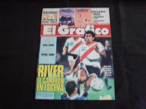 Revista El Grafico # 3774 - Tapa River ( Ramon Diaz )