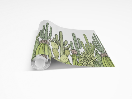 Cenefas Decorativas Adhesivas Cactus Desierto 6 Mts X 37 Cm