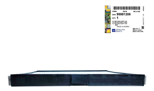 Imagen 3 de 5 de Filtro Aire Acondicionado Aveo Lt 2012 2013 2014 Original