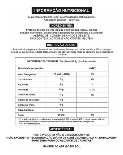 Tasty Iso Banana Smoothie 2lbs - Adaptogen