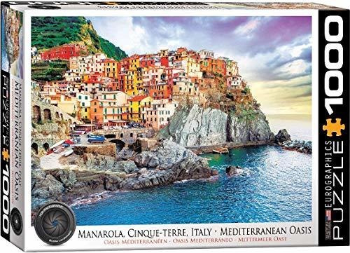 Eurografías Cinque Terre Manarola Italy Puzzle (1000 Kkxqk