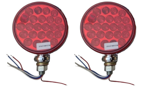 Cocuyos Laterales Chupetas Redondas Led 12v O 24v Universal 