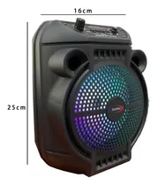 Comprar Parlante Portatil Bafle Bateria Bluetooth Usb Entrada Mic