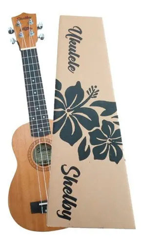 Ukulele Shelby - Soprano - Su21m Natural Fosco - By Eagle Cor Marrom