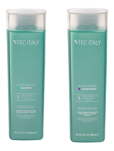 Hi-moisturizing Shampoo + Acondicionador Tec Italy Kit