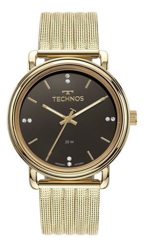 Relógio Technos Feminino Style Dourado - 2039dx/1p