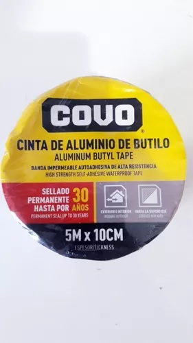 Cinta Autoadhesiva Para Impermeabilizar 5m X 10 Cm Covo