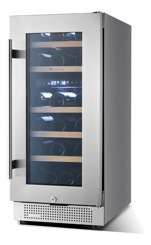 Wineboss Refrigerador De Vino De 15 Pulgadas, 28 Botellas De