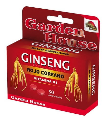 Garden House Ginseng Rojo Coreano X 100 Comprimidos