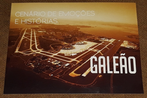 Cartão Postal Aeroporto Galeão Tom Jobim Rio De Janeiro