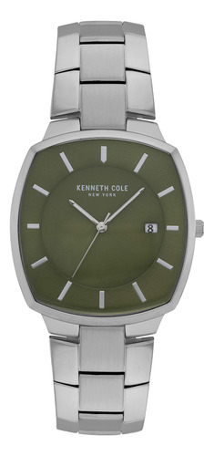 Reloj Clásico Plateado Para Hombre Kc50892009 De Kenneth C