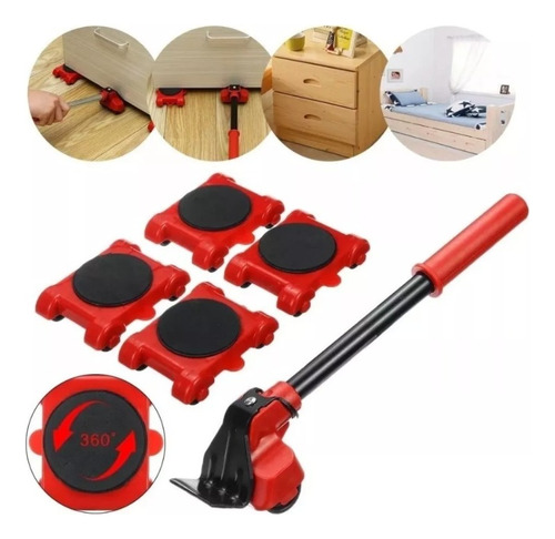 Kit X5 Elevador De Muebles Portatil De Alta Resistencia