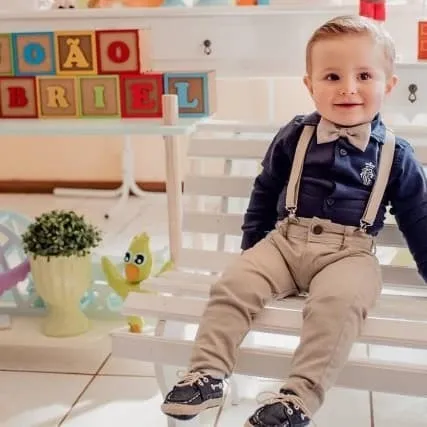 Roupa social cheap bebe casamento