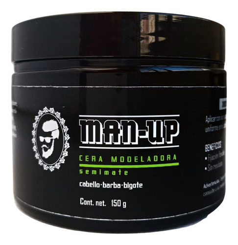 Manup Cera Gel Para Barba Y Bigote 150g Kit De 2