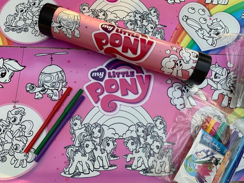 Pintar Lavar Y Volver A Colorear Little Ponny Pequeño Pony