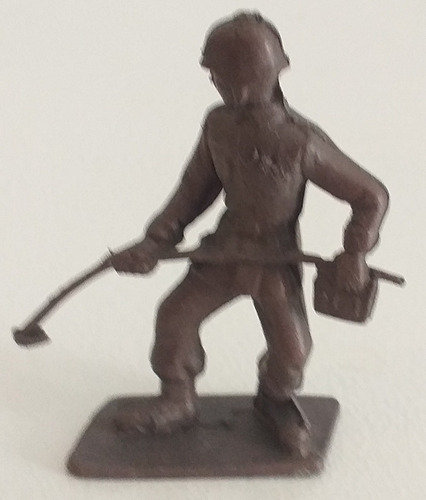 Imagen 7 de 7 de Figura Aleman Barreminas Soldadito Plastico Retro Vintage