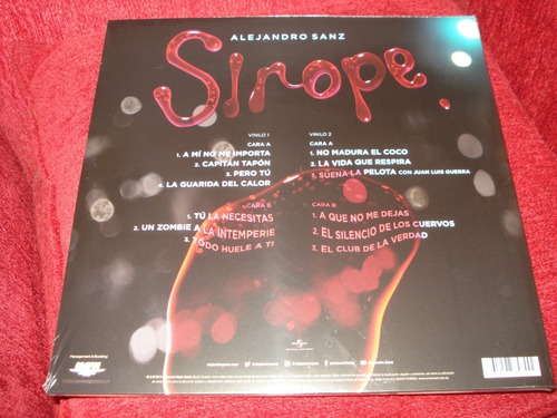 Vinilo Alejandro Sanz / Sirope (nuevo Y Sellado) 2 Lp