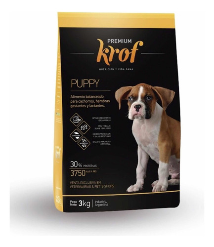 Alimento Krof Premiun Puppy X 15 Kg