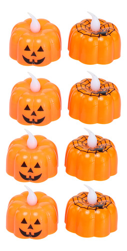 Velas De Té Con Forma De Calabaza, Lámpara Electrónica Con F