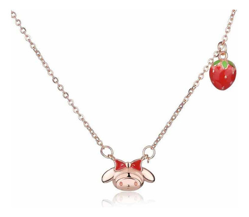 T Collar My Melody Enchapado En Oro