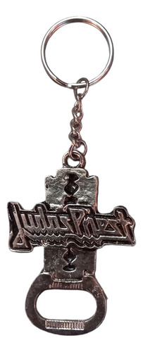 Llavero Metalico Judas Priest Banda Destapabotella 