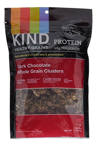 El Chocolate Oscuro Tipo Whole Grain Clusters, De 11 Onzas