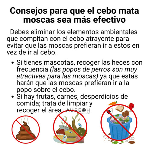 Insecticida Mata Moscas Cebo Atrayente Dagger 1 Kg Doméstico