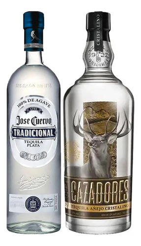 Tequila Jose Cuervo 950 Ml + Tequila Cazadores 750 Ml