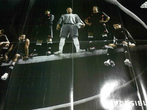 Poster Beckham Raul Saviola Kaka River Real Madrid