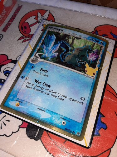 Oversize Card,tarjeta Gigante De Mimikyu Swsh136 Pokemon Tcg (Usado)