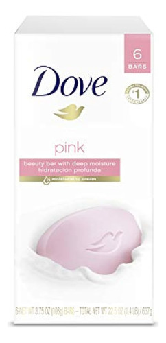 Dove Pink / Rosa Beauty Bars 6 Oz