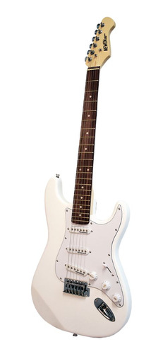 Guitarra Electrica Newen St-white Cuerpo Lenga / Mango Maple