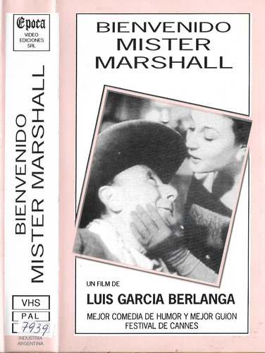 Bienvenido Mr. Marshall Vhs Luis García Berlanga José Isbert