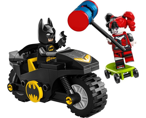 Imagen 4 de 7 de Bloques Para Armar Lego Batman Contra Harley Quinn 76220