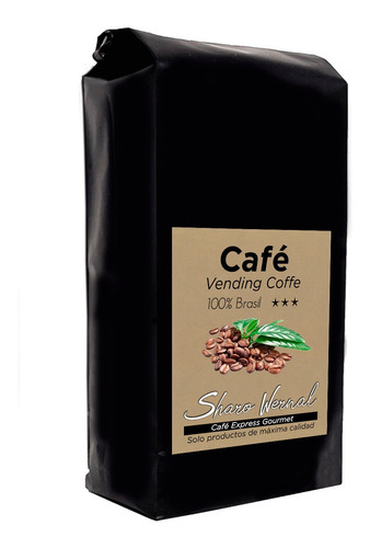 Granos Café Brasil Vending Máquina Sharo Wernal 250g Expreso