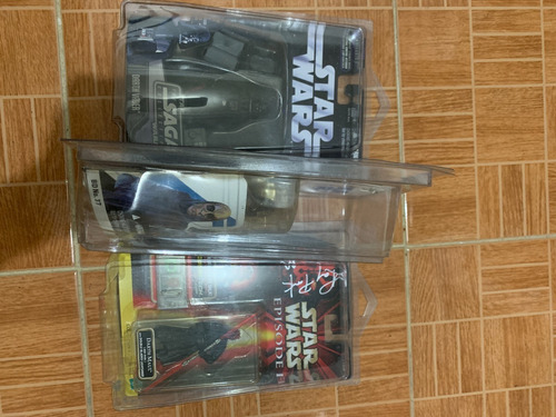 Star Wars Lote De 75 Cases P/figuras De Acción 3 3/4 (Usado)