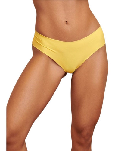 Calzon Amarillo Bikinis Algodon   Comodo Lijero Elasticos 