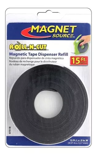 Tira Magnetica Durable para Etiquetado Rollo 40Mm X 5M. Cintas