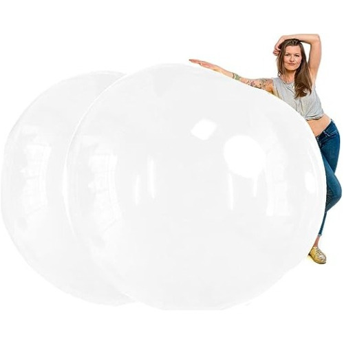 Pack Globos Gigantes Color Blanco 72 Pulgadas (2pzas)