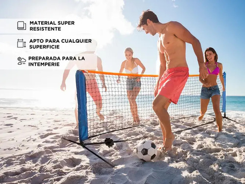 Red De Fútbol Tenis Maverick Fit Training 3m 85cm 3.84mm Azul