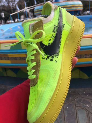 Zapatillas Americanas Usadas Nike Off White X Af1 Low Volt (Usado)