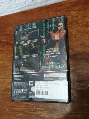 Game Cube Juego Enter The Matrix (Usado)