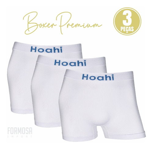 Cuecas Boxer Kit 3 Cuecas Masculinas Embalagem Individual