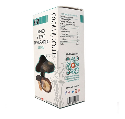 Imagen 3 de 5 de Hongo Shiitake Deshidratado Morimoto 50g